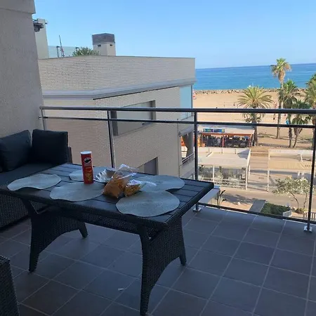 Cunit, Front Line With Sea View Apartment *